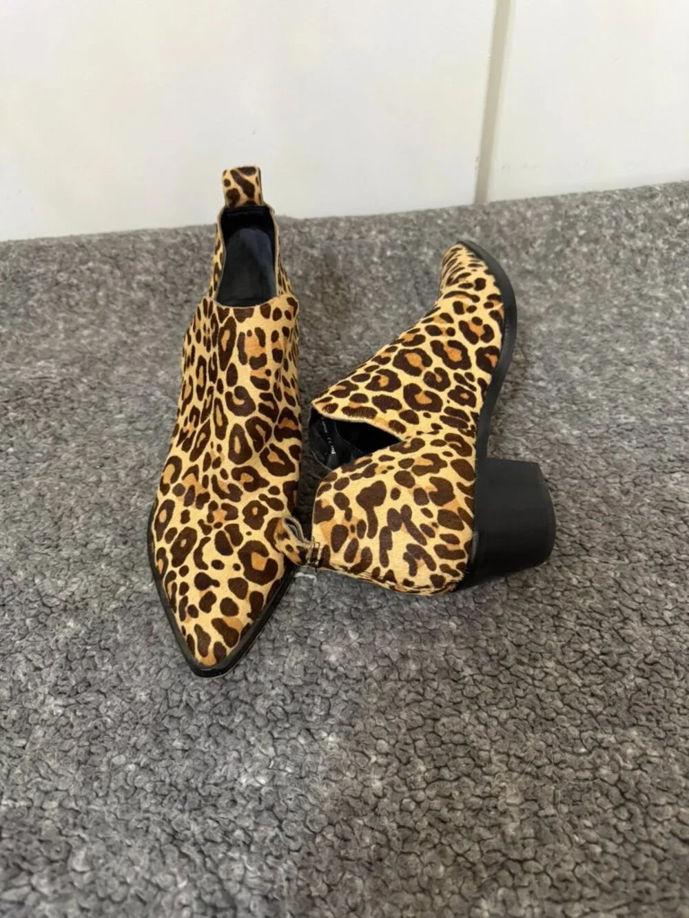 Dolce Vita Sonni Leopard Ankle Booties
